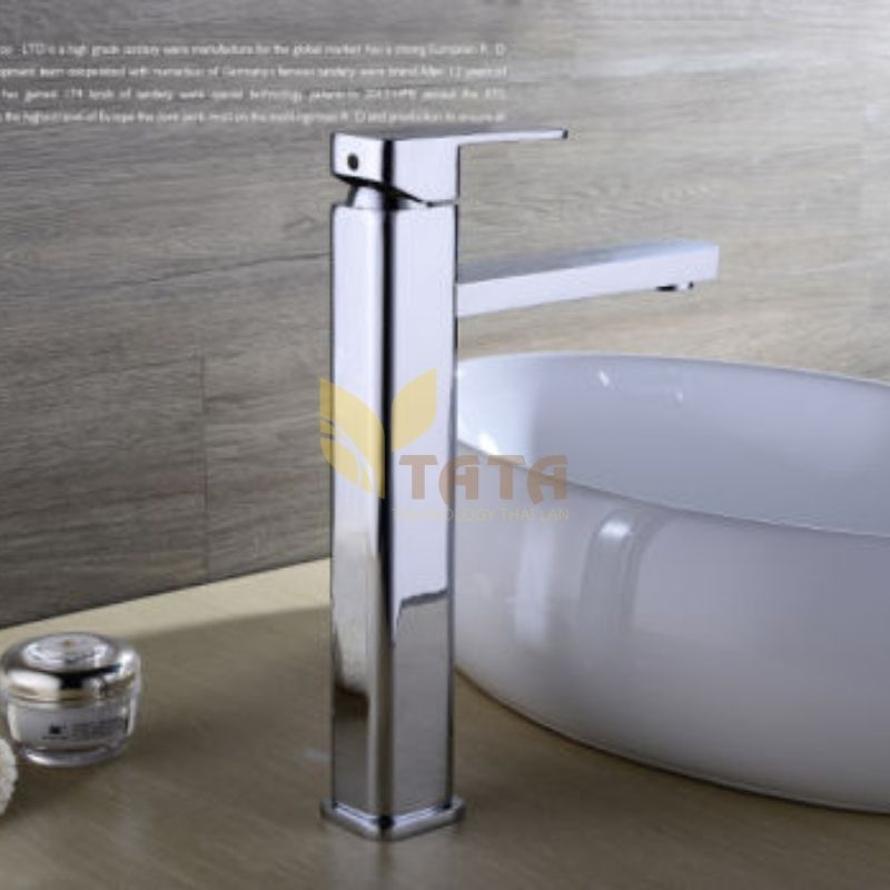 Vòi Lavabo Nóng Lạnh Đồng Mạ Crome 30CM VLVB6813