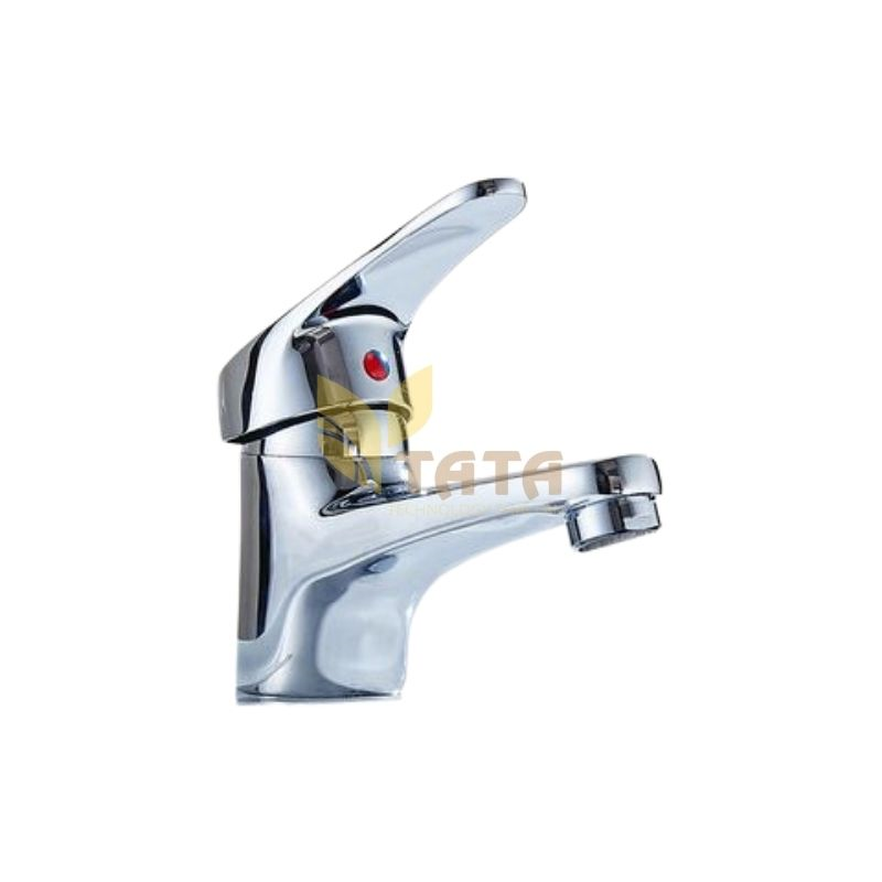 Vòi Lavabo Nóng Lạnh Đồng Thau Mạ Crome VLVB6818