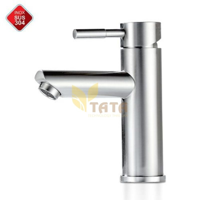 Vòi Lavabo Tròn Nóng Lạnh Inox 304 VLVB6803