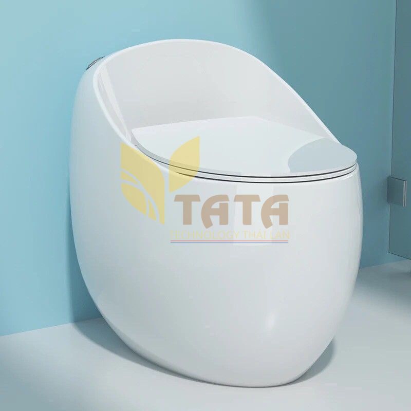 Bồn Cầu 1 Khối Trứng Cao Cấp TATA BC6816