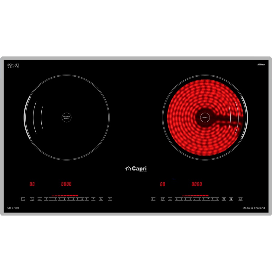 BẾP TỪ - HỒNG NGOẠI ĐÔI CAPRI CR-678HI