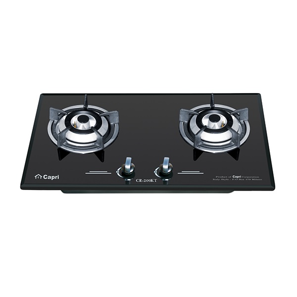 BẾP GAS ÂM KÍNH 2 LÒ CAPRI CR-209KT