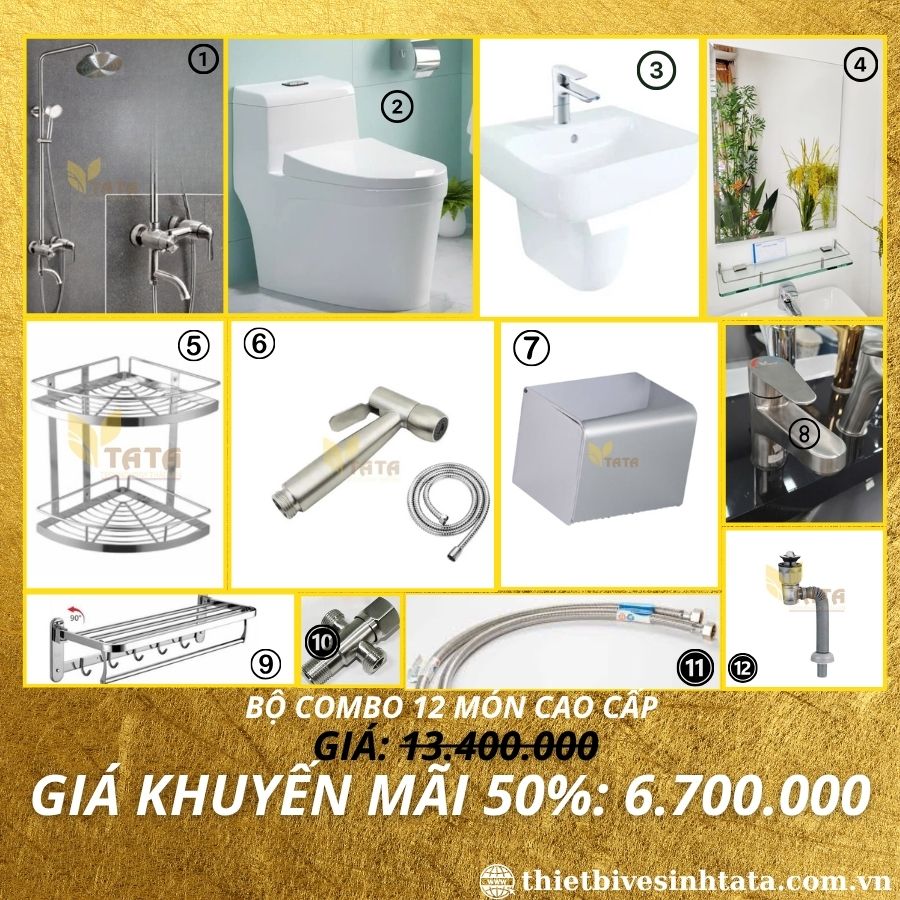 Combo Giá Rẻ Trọn Thiết Bị Vệ Sinh CB41