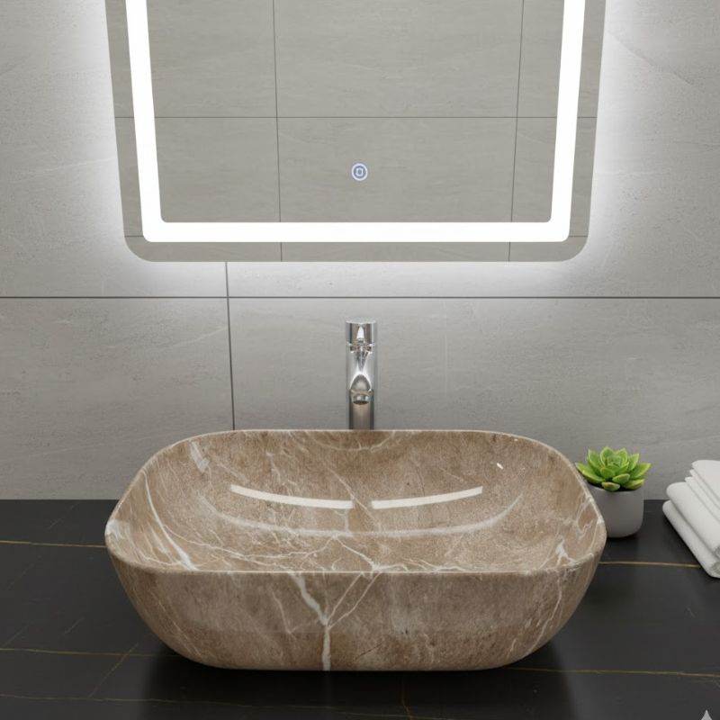 CHẬU LAVABO ĐẶT BÀN CAO CẤP TATA CLVB6942