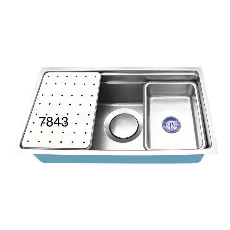 CHẬU RỬA CHÉN ÂM BÀN INOX 304 (78*43CM) CAO CẤP TATA CRC6945