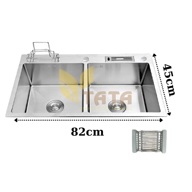 Chậu Rửa Chén Vắt Dao INOX 304 CRC6803