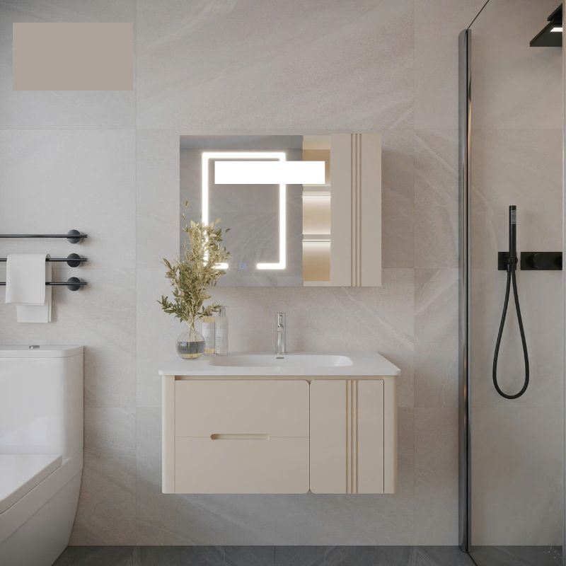 COMBO TỦ LAVABO NHỰA PVC DIFFTECH MÀU TRẮNG CAO CẤP TATA TLVB6928