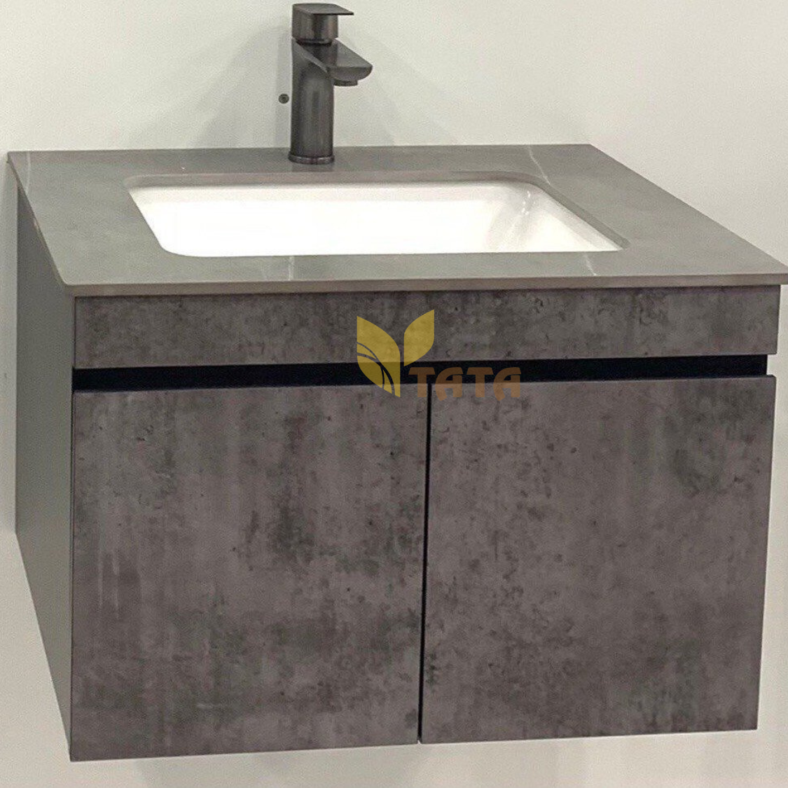 TỦ LAVABO VÂN NÂU TATA TLVB6887