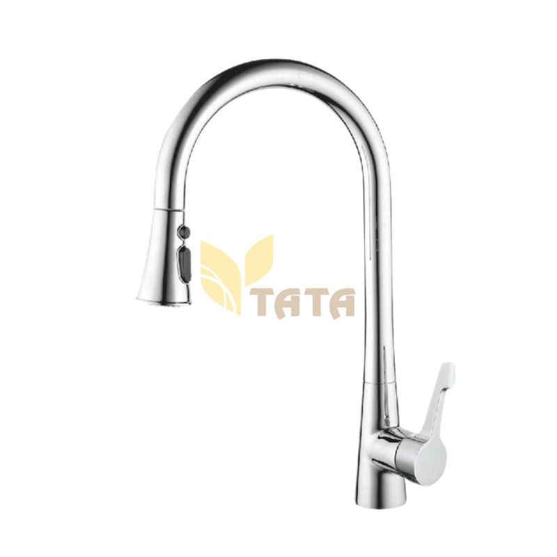 VÒI RỬA CHÉN NÓNG LẠNH DÂY RÚT TATA VRC6893