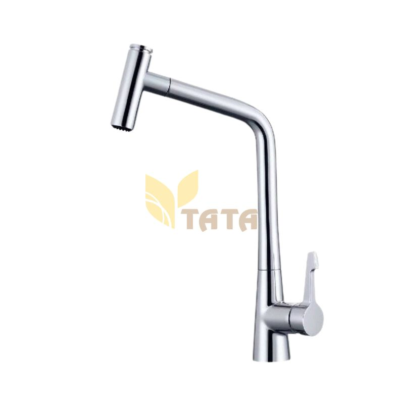 VÒI RỬA CHÉN NÓNG LẠNH DÂY RÚT TATA VRC6895