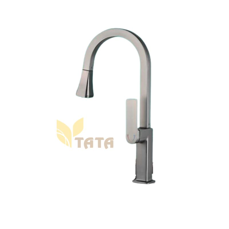 VÒI RỬA CHÉN NÓNG LẠNH DÂY RÚT TATA VRC6901