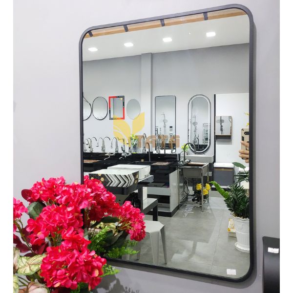 Gương Phòng Tắm Chữ Nhật Viền Đen TATA GL-38