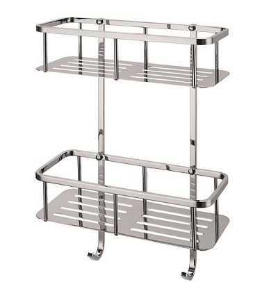 Kệ Treo Tường Thẳng 2 Tầng INOX 304 RGT05