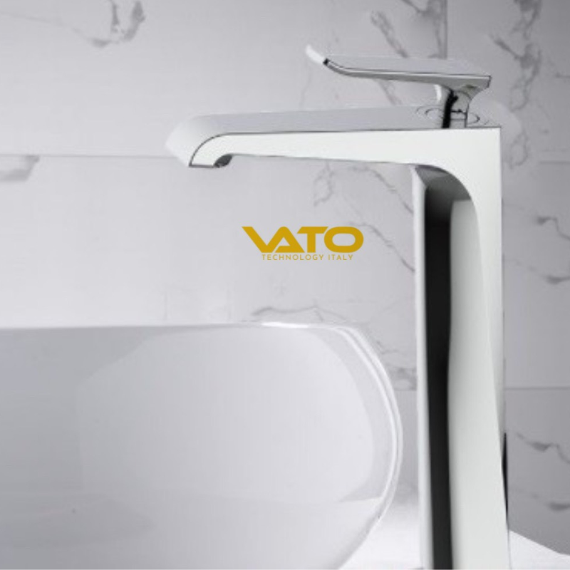 Vòi Lavabo Nóng Lạnh Cao Cấp 30cm VATO VT-VLB7703