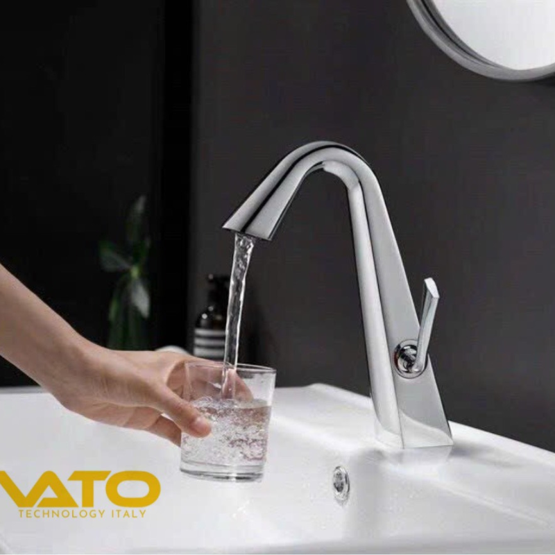 Vòi Lavabo Nóng Lạnh Cao Cấp VATO VT-VLB7705