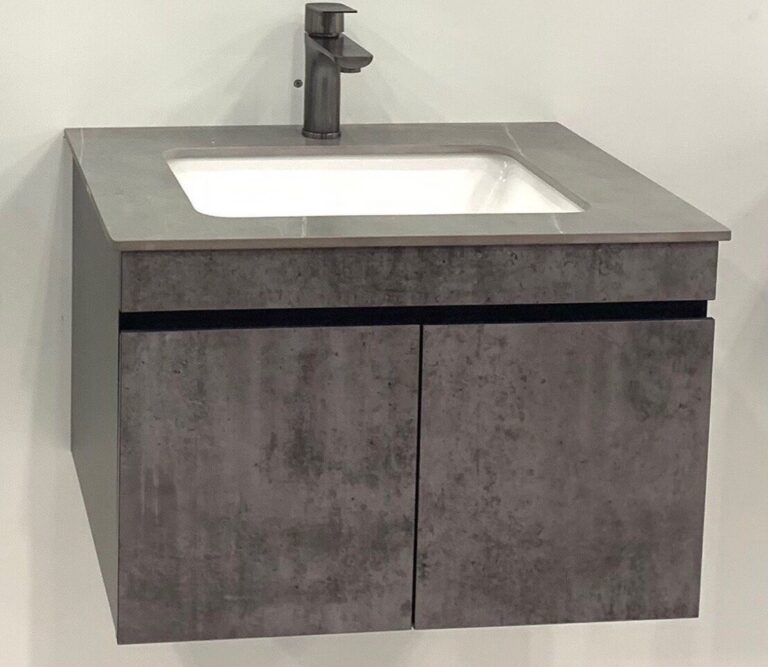 Tủ Lavabo Xám Cao Cấp TLVB6882