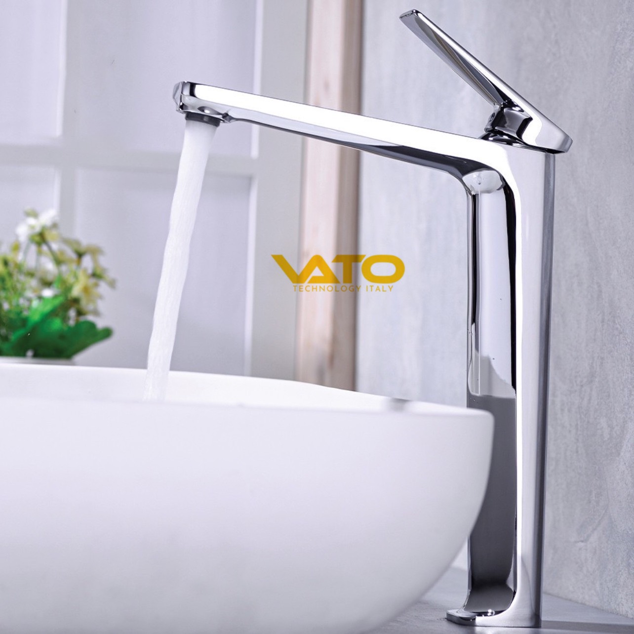 Vòi Lavabo Nóng Lạnh Cao Cấp 30CM VATO VT-VLB7710
