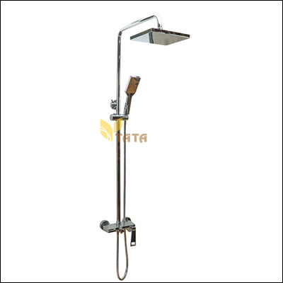 Sen Tắm Đứng Nóng Lạnh Đồng Thau Phủ Crome Cao Cấp SC6890