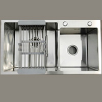 Chậu Rửa Chén Hai Hố Lệch INOX 201 CRC6802