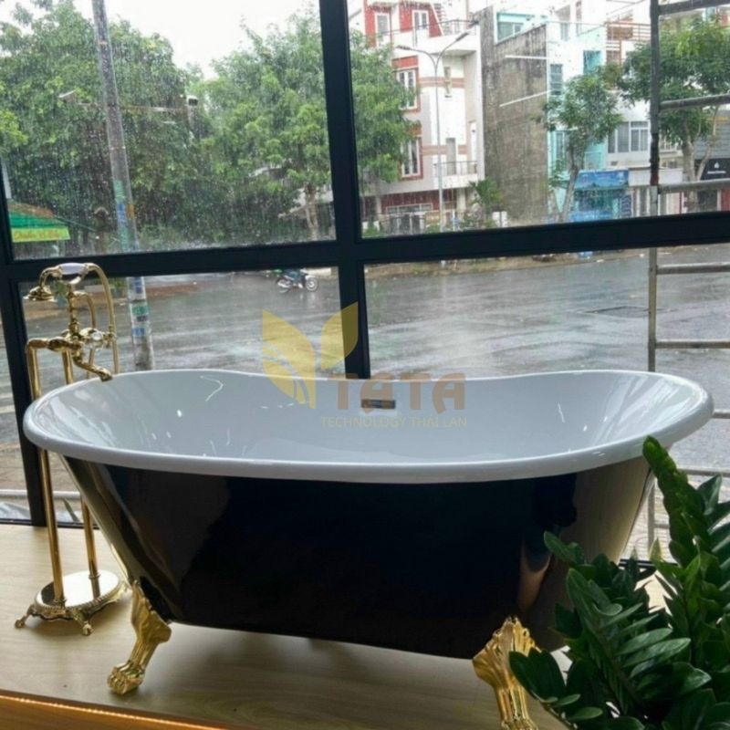 BỒN TẮM ĐEN CHÂN RỒNG TATA BTN6845