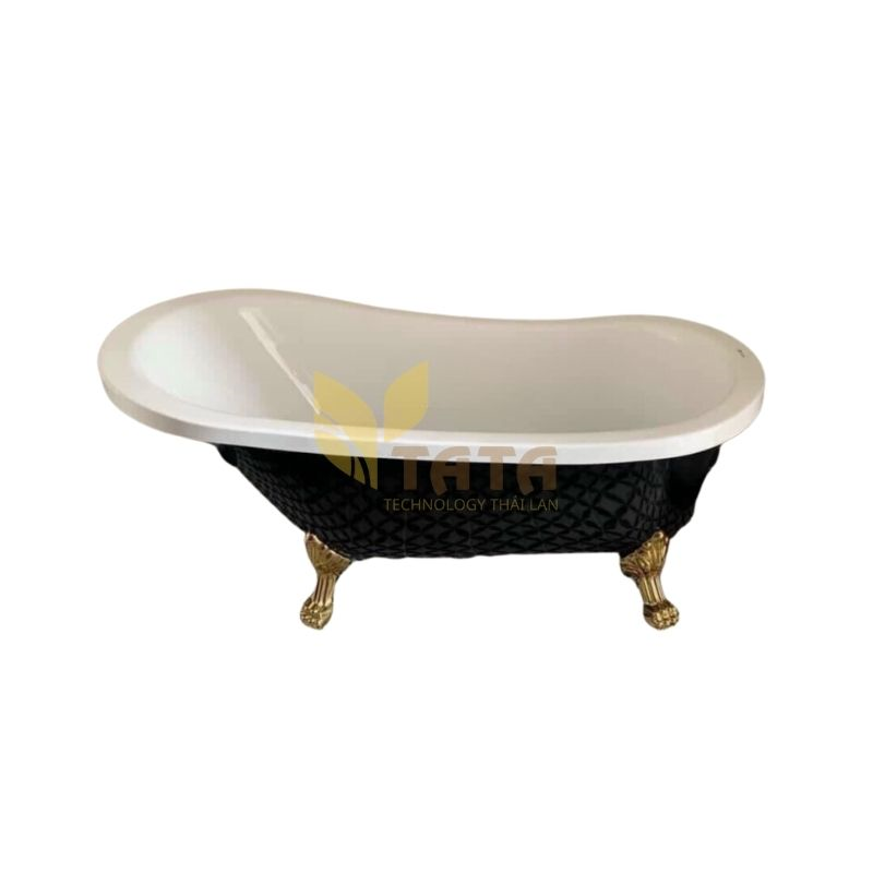 Bồn Tắm Ngồi Chân Rồng Màu Đen TATA BTN6828