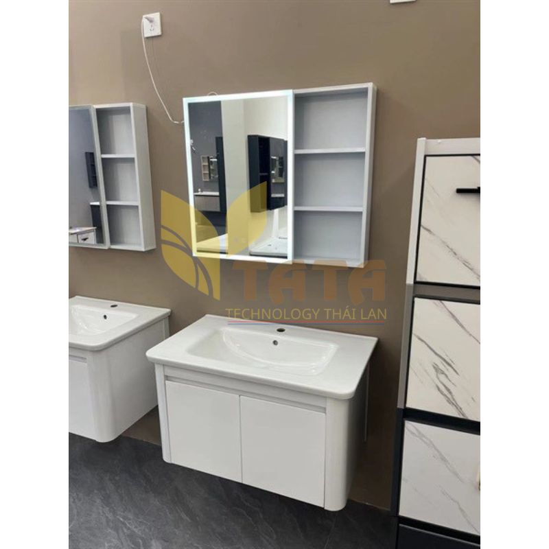 TỦ LAVABO NHÔM CAO CẤP TATA TLVB6905 (80x47cm)