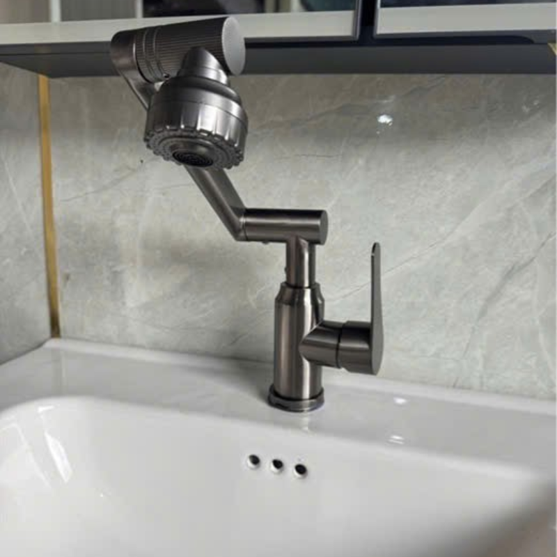 VÒI LAVABO NÓNG LẠNH XÁM VLVB6937