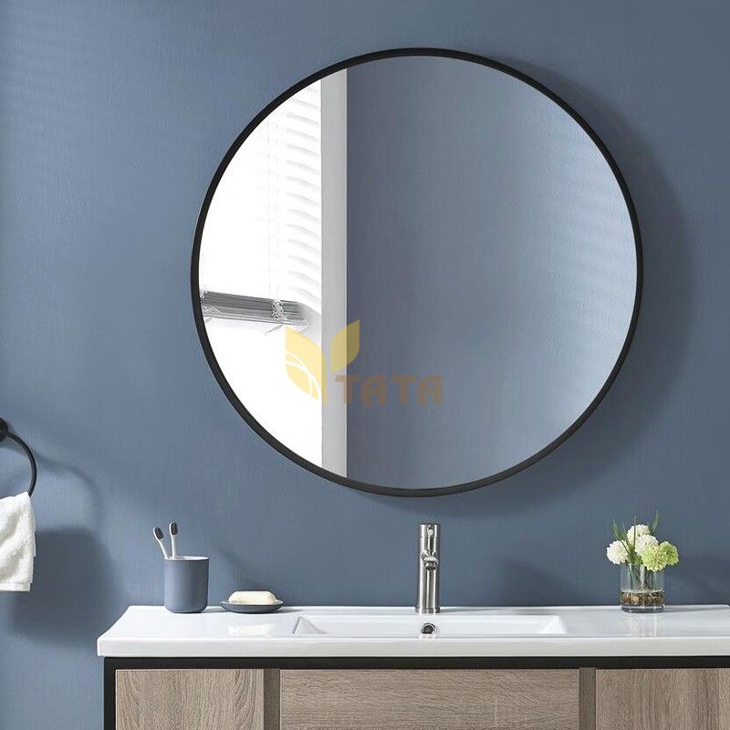 GƯƠNG TRÒN VIỀN NHÔM ĐEN TATA GL14